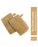 Nat Habit Natural Sun Dried Bath Loofah | Body Sponge & Scrubber For Men & Women - Skin Exfoliation - Pack Of 2