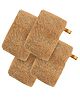 Nat Habit Natural Sun Dried Bath Loofah | Body Sponge & Scrubber for Men & Women | Organic Luffa for Bath Shower Skin Exfoliation (Pack of 4)