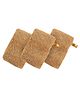 Nat Habit Natural Sun Dried Bath Loofah | Body Sponge & Scrubber for Men & Women | Organic Luffa for Bath Shower Skin Exfoliation (Pack of 3)