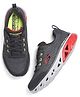 Skechers Glide Sport Wave Heat Lace Ups Casual Shoes - Red & Black