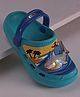 Skechers Swifters II Illumi Shark LED Clogs with Back Strap - Teal Blue
