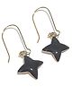 SKD  Mini Star Embellished Earrings - Black