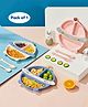 Puchku Baby Dinnerware set utensils for baby Divider Food Plate Space (1 Piece, Multicolor)