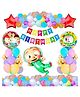 Puchku Happy Birthday Decoration Little Kids Coco Theme Combo Kit Item