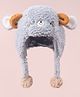 Babyhug Pom Pom Woollen Cap Lama Design Small Size - Blue