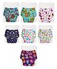 SuperBottoms BASIC Reusable Cloth Diaper for babies 3 month -3 Years | Freesize Adjustable, Washable and Reusable Cloth Diaper for babies | Shell with insert | Pack of 7
