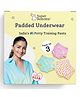 SuperBottoms Padded Underwear for 2-3Y Babies | Potty Training Pants for Mess-Free Diaper-Free Time | Bummy World (Older Version) | Pack of 3