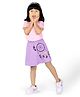 Plan B Cotton Half Sleeves Solid Tee & Dream Catcher Printed Skirt Set - Multi Colour