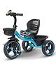 Baybee TRIXG Baby Tricycle for Kids, Smart Plug & Play Kids Cycle with Eva Wheels, Bell, Storage Baskets & High Backrest Baby Cycle for Kids (Blue)
