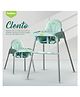 Baybee Clento 2 in 1 Baby High Chair for Kids, Baby Feeding Chair with 2 Height Adjustable, Footrest, Tray, Mobile Stand, 3 Point Safety Belt | Kids High Chair for Baby (Blue)