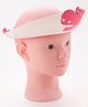 Babyhug Adjustable Shower Caps with Buckle & crocodile Print - Pink