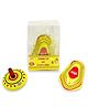 Desi Toys Tin Toys combo of  Spinning Top and Clicker - Yellow