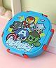 Marvel By SKI Avengers Baker Insulated 3 Grid bento Lunch Box with Stainless Steel Inner and a Steel Spoon (Color and Print may vary)