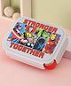 Marvel By SKI Avengers Stainless Steel Lunch Box with Spoon - Red & Blue