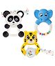 FunBlast Animal Theme Rattles for Babies  3 Pcs Multicolor