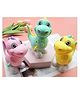 New Pinch Wind- up Jumping Dinosaur Toy  for Kids - Color May Vary - Pack of 3