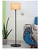 Crosscut Minimalist Design Floor Lamp (Natural Jute)
