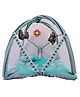 Babytoons Baby Bedding Set Play Gym with Mosquito Net Sleeping Bed with Hanging Toys & Neck Pillow for Baby Boy's & Girl's (Green, 0-12 Months)