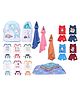 Babytoons New Born Baby Complete Daily Items Combo (0-6 Months) Blue