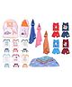 Babytoons New Born Baby Complete Daily Items Combo (0-6 Months) Orange