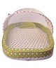 Babytoons Baby Bedding Set Cotton Bed With Mosquito Net And Bumper Guard (0-12 Months) Green