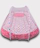 Babytoons Baby Bedding Set For New Born Bed Mattress With Mosquito Net & Neck Pillow Sleeping Nest Travel Bed For Baby Infant Toddler (0-12 Months) Pink