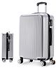 Navrangi Luggage Suitcase Travel 20 inch Hard Suitcase Travel Luggage,Portable Suitcases with Wheels Zipper Lightweight Suitcase