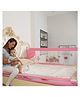 Safe-O-Kid Designer Bed Rail Guard (6FT/183CM) Pack of 1,Pink