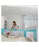 Safe-O-Kid Designer Bed Rail Guard Pack of 2, Blue