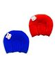 Chinmay Kids Mustard Seeds Toons & Characters Baby Pillow Pack of 2  (Blue & Red)