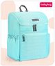 Babyhug Premium Quilted Stylish Water Resistant Diaper Backpack- Sea Green