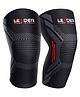 Leader Sportz Knee Support For Unisex| 3D Knit Knee Brace for Pain Relief & Gym Exercises (Large, Black)