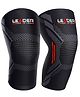 Leader Sportz Knee Support For Unisex| 3D Knit Knee Brace for Pain Relief & Gym Exercises (Extra Large, Black)
