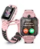 imoo Kids Watch Phone Z7 [4G Cellular + GPS + Health], 4G Smartwatch, HD Video & Voice Call, GPS Enabled with 14 Days Historical Track, Kids Emotion Detector, HeartRate, Body Temp., SPO2 -Pink