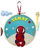Li'llPumpkins  Personalized Customized Felt Hoop Super hero Spiderman hanging for wall décor- Blue