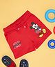 Pantaloons Baby Mickey & Friends Featuring Mickey Mouse Printed Shorts - Red