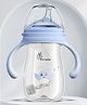 R for Rabbit Tritan Tweet 240 ml Baby Spout Cup for Kids | Twin Handle Non Toxic BPA Free Soft Silicone Spout Sipper Bottle | Leak Proof Drinking Sippy Cup for 6+ Month Infant Baby Boy & Girl (Blue)
