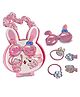 Babymoon Baby Girl Gift Box Sunglasses, Baby Girl Hair Accessories, Hair Clips, Rubber Band Set of 6 - Pink