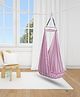 SafeChamp Meander Baby Swing Cradle With Mosquito Net , Pillow And Spring (Pink)