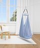 SafeChamp Meander Baby Swing Cradle With Mosquito Net , Pillow And Spring (Blue)