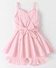 Kookie Kids Sleeveless Frock Style Jumpsuit - Pink