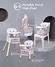 Mi Arcus 4-in-1 Foldable Adjustable Booster Seat & High Chair - Convertible, Portable, and Easy to Carry (Grey), for Ages 6 Months to 36 Months