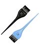 KINDED Hair Colouring Mehndi Henna Bleach Hair Dye Brush Combo Set of Black & Blue