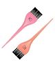 KINDED Hair Colouring Mehndi Henna Bleach Hair Dye Brush Combo Set of Pink & Orange