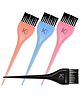 KINDED Hair Colouring Mehndi Henna Bleach Hair Dye Brush Combo Set of 4 Black Pink Orange & Blue