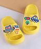 Oh! Pair Slip On  Clogs with Car Applique - Yellow