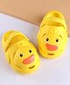 Oh! Pair Clogs with Back Strap Closure Duck Theme - Yellow