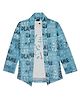 CAVIO Full Sleeves  Typography Printed  Shirt  With Tee - Sky  Blue