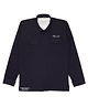 CAVIO Full Sleeves  Text Printed Jacket   With Tee  - Navy Blue