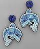 Priaansha Creations Dolphin Beaded Earrings-20g